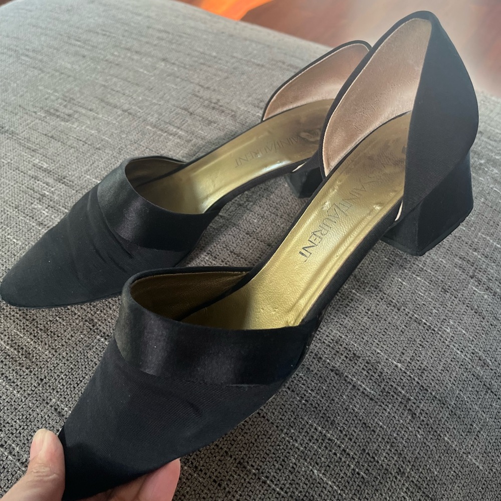 Vintage Yves Saint Laurent block heels